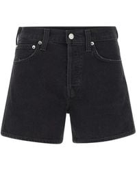 Agolde - Five-Pocket Denim Shorts - Lyst