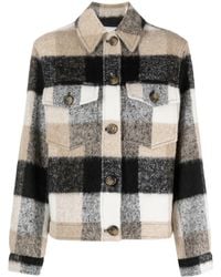 Woolrich - Geruit Shirtjack - Lyst