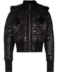 Moose Knuckles X Telfar Shearling Quilted Jacket - Black