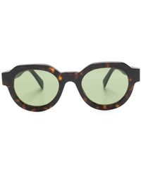 Retrosuperfuture - Vostro Oval-frame Sunglasses - Lyst
