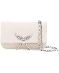 Zadig & Voltaire - Swing Your Wings Rock Nano Leather Crossbody Bag - Lyst