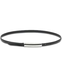 Anderson's - Cylindrical-Buckle Leather Belt - Lyst