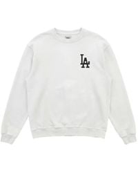 HTC - Logo-Print Distressed Sweater - Lyst