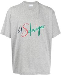 4SDESIGNS - Logo-Print Short-Sleeve T-Shirt - Lyst