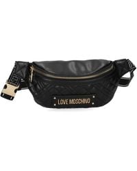 Love Moschino - Quilted Logo Belt Bag - Lyst