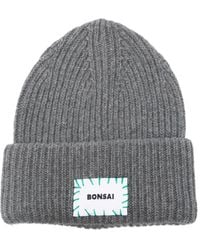 Bonsai - Logo Ribbed Beanie Hat - Lyst
