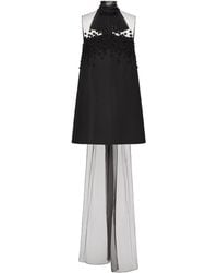 Valentino Garavani - Embroidered Mini Dress - Lyst