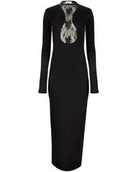 Nina Ricci - レースパネル マキシドレス - Lyst