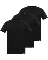DSquared² - Set De Tres Camisetas Con Logo - Lyst