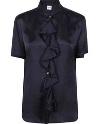 Aspesi - Blouse À Volants - Lyst