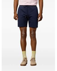 Hackett - Logo-Patch Drawstring Shorts - Lyst