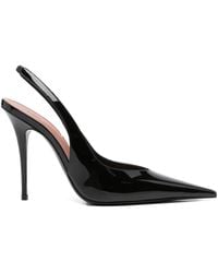 AMINA MUADDI - 105 Mm Anok Slingback Pumps Met Puntige Neus - Lyst
