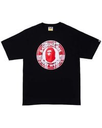 A Bathing Ape - Check Gift Busy Works T-Shirt - Lyst