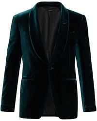 Tom Ford - Single-Breasted Velvet Blazer - Lyst