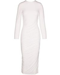 Tessitura - Wrinkled Long-Sleeve Maxi Dress - Lyst