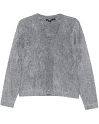 Seventy - Cardigan En Maille À Effet Brossé À Col V - Lyst