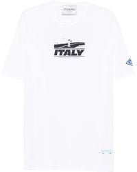 Iceberg - Graphic-Print Cotton T-Shirt - Lyst