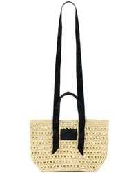 AllSaints - Celayne Woven-Design Tote Bag - Lyst