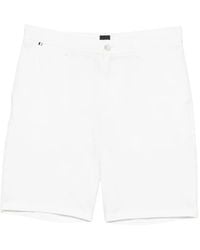 BOSS - Logo-Patch Shorts - Lyst