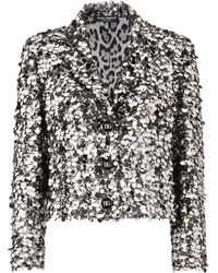 Dolce & Gabbana - Sequined Blazer - Lyst