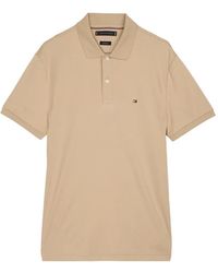 Tommy Hilfiger - Logo-Embroidered Cotton Polo Shirt - Lyst