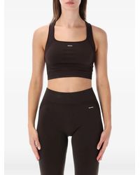 PANGAIA - Logo-Print Racerback Tank Top - Lyst