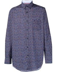 Paul & Shark - Flag-Print Cotton Shirt - Lyst