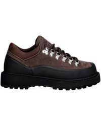 Diemme - Cornaro Panelled Lace-Up Hiking Boots - Lyst