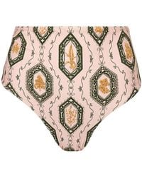 Agua Bendita - Calado High-Waist Bikini Bottom - Lyst
