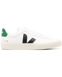 Veja - White Black Leather Campo Chromefree Unisex Shoes - Lyst