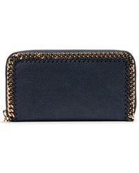 Stella McCartney - Chain-Detailed Leather Wallet - Lyst