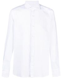 Tintoria Mattei 954 - Long-sleeved Linen Shirt - Lyst