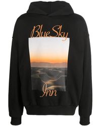 BLUE SKY INN - Logo Sunset Cotton Hoodie - Lyst