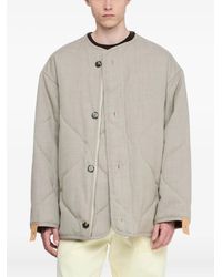 JW Anderson - Quilted Button Coat - Lyst