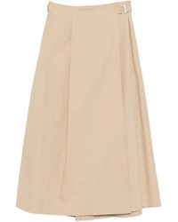 Peserico - A-Line Midi Skirt - Lyst