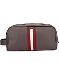 Bally - Kulturbeutel mit Streifen - Lyst
