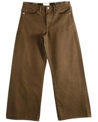 The Elder Statesman - Frayed-Hem Wide-Leg Jeans - Lyst