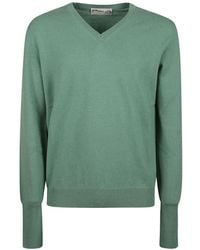 Ballantyne - V-Neck Cashmere Sweater - Lyst