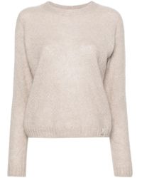 Herno - Pullover Mit Logo-Schild - Lyst