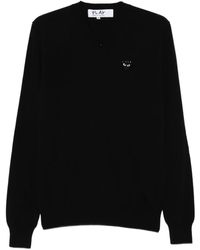 COMME DES GARÇONS PLAY - Pull À Patch Logo - Lyst