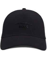 BOSS - X Porsche Baseballkappe Aus Baumwollstretch Mit Glänzendem Logo - Lyst