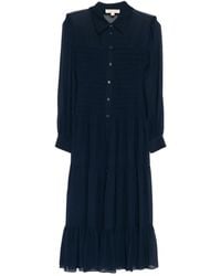 Michael Kors - Smocked Shirt Dress - Lyst