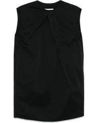 MM6 by Maison Margiela - Pleated Mini Dress - Lyst