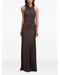 EVER NEW - Halter-Neck Back-Tie Maxi Dress - Lyst