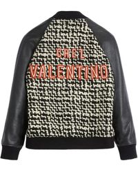 Valentino Garavani - Chez-Patch Tweed Bomber Jacket - Lyst