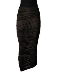 Wolford - Gedrapeerde Midi-Rok - Lyst