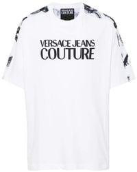 Versace Jeans Couture - Logo-Print Cotton T-Shirt - Lyst