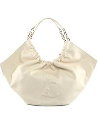 Coccinelle - Chain-Handle Leather Tote Bag - Lyst