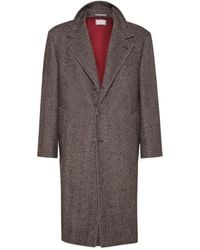 Brunello Cucinelli - Cashmere And Silk Single Breasted Coat - Lyst