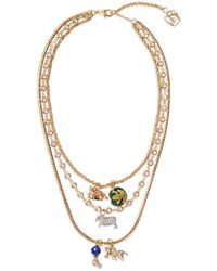 Burberry - Charm Triple-Layer Necklace - Lyst